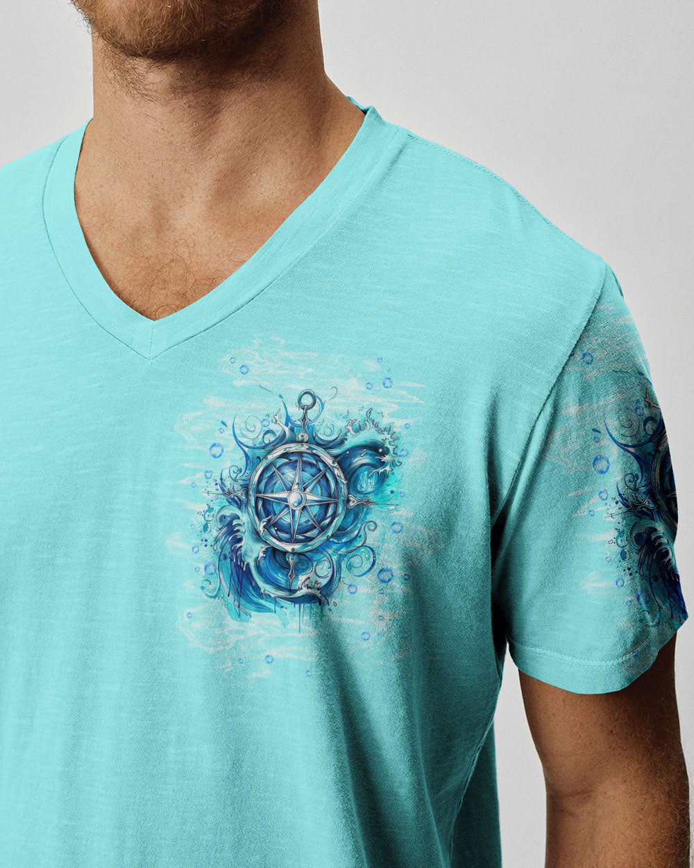 NOT ALL WHO WANDER ARE LOST COMPASS BEACH ALL OVER PRINT - TLTW0603253