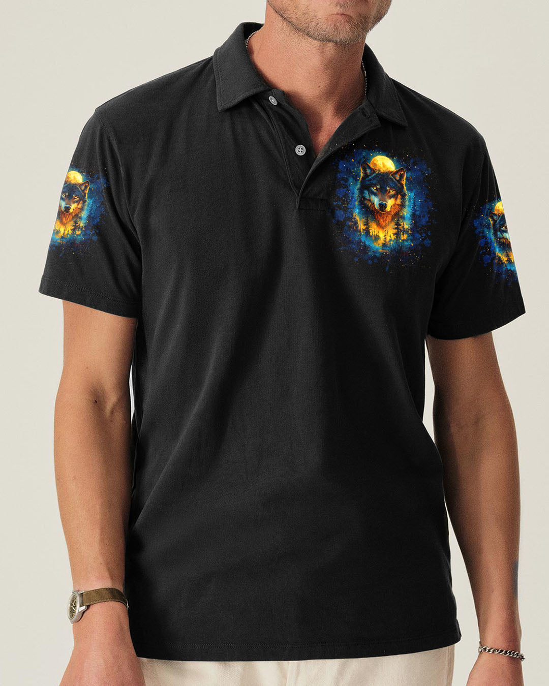 HELLO DARKNESS MY OLD FRIEND WOLF ALL OVER PRINT - TLTW0611251