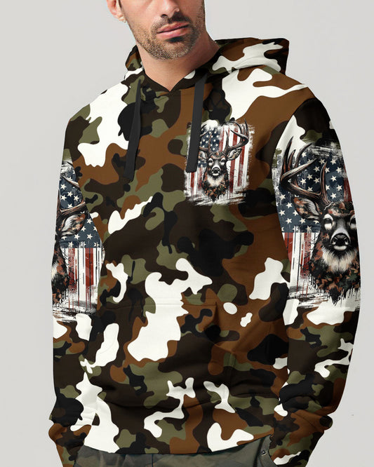 THE CLOSER I GET TO NATURE DEER CAMO ALL OVER PRINT - TYTM0811241