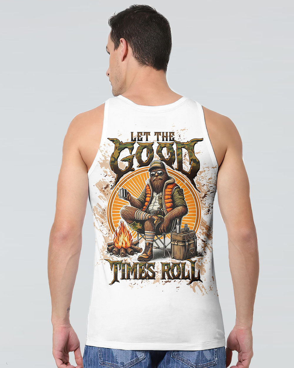 LET THE GOOD TIMES ROLL BIGFOOT ALL OVER PRINT - TLTW0909254