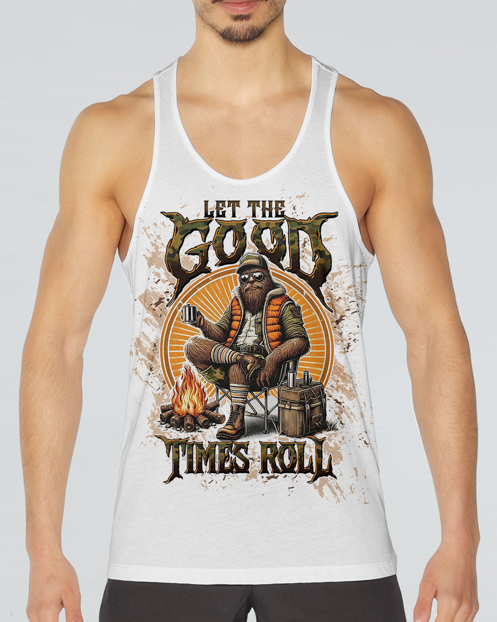 LET THE GOOD TIMES ROLL BIGFOOT ALL OVER PRINT - TLTW0909254