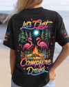 LET'S GET CAMPFIRE DRUNK FLAMINGO ALL OVER PRINT - TLTW1009252