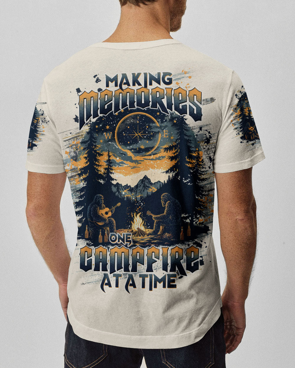 MAKING MEMORIES ONE CAMPFIRE AT A TIME BIGFOOT ALL OVER PRINT - TLTW1012242