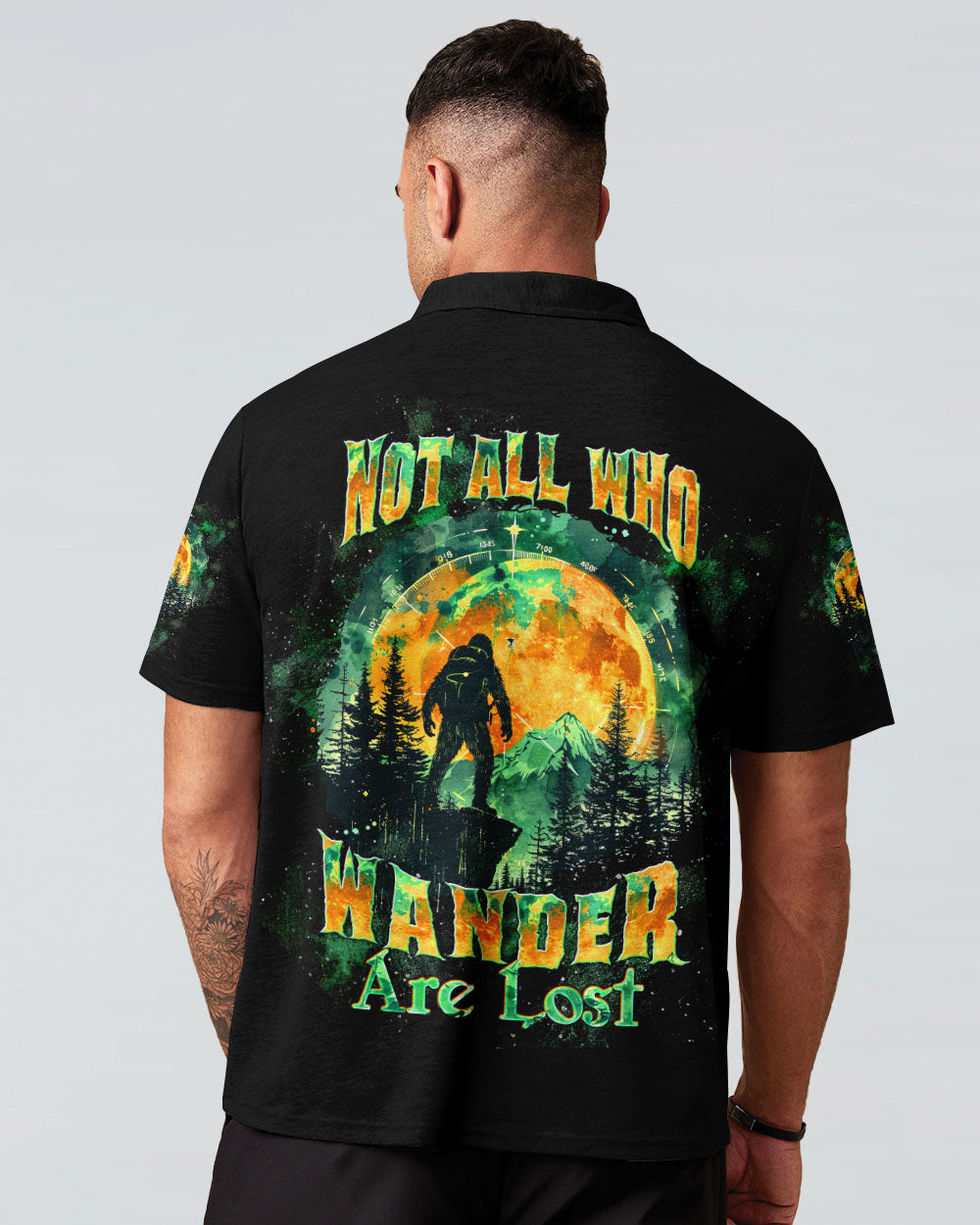 NOT ALL WHO WANDER ARE LOST  BIGFOOT ALL OVER PRINT - TLTW1202252