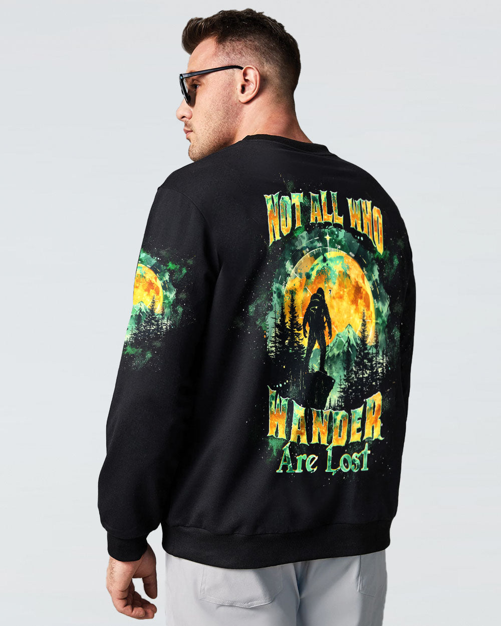 NOT ALL WHO WANDER ARE LOST  BIGFOOT ALL OVER PRINT - TLTW1202252