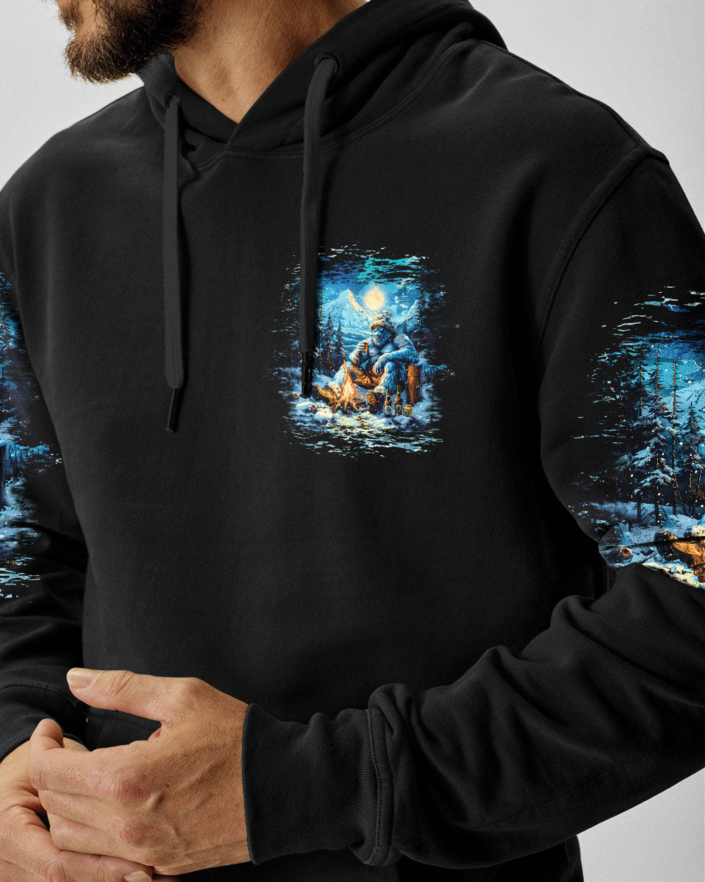 MAKING MEMORIES ONE CAMPFIRE AT A TIME BIGFOOT ALL OVER PRINT  - TLTW1210244