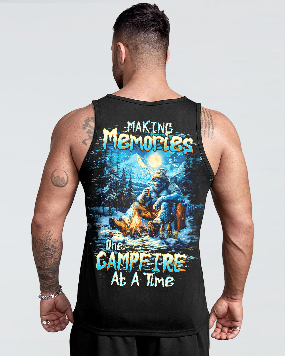 MAKING MEMORIES ONE CAMPFIRE AT A TIME BIGFOOT ALL OVER PRINT  - TLTW1210244