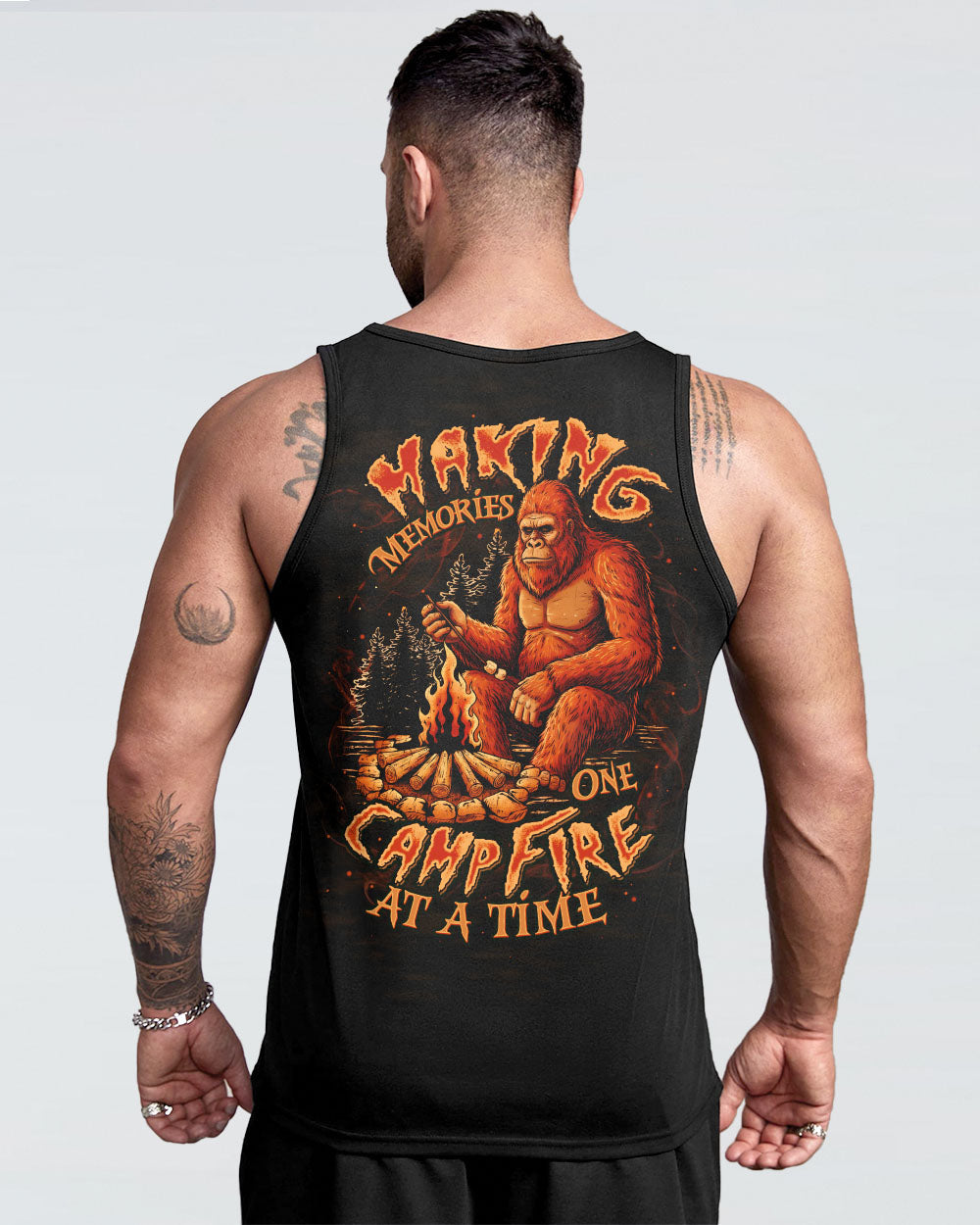MAKING MEMORIES ONE CAMPFIRE AT A TIME BIGFOOT ALL OVER PRINT - TLTW1211252