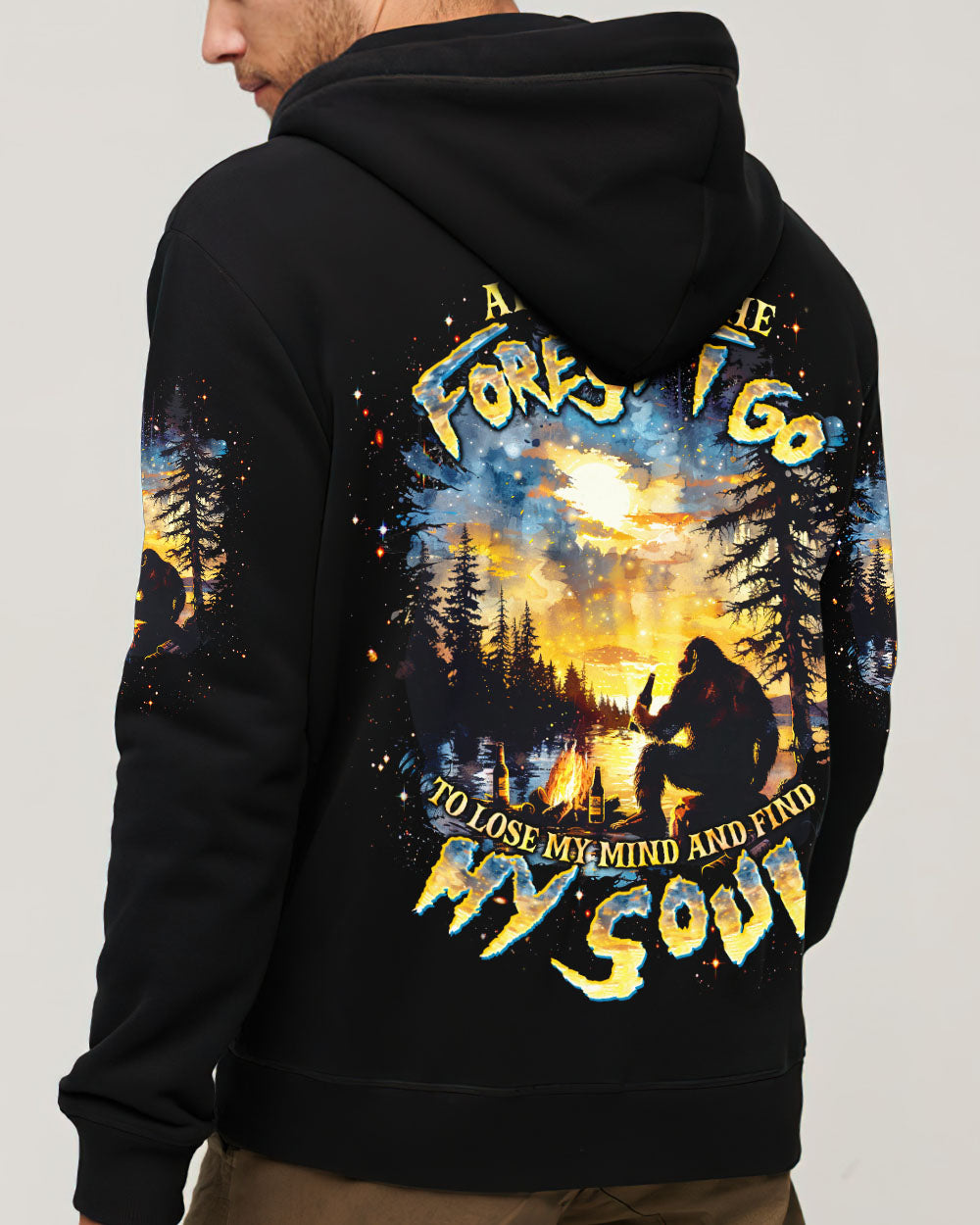 AND INTO THE FOREST I GO BIGFOOT ALL OVER PRINT  - TLTW1303253