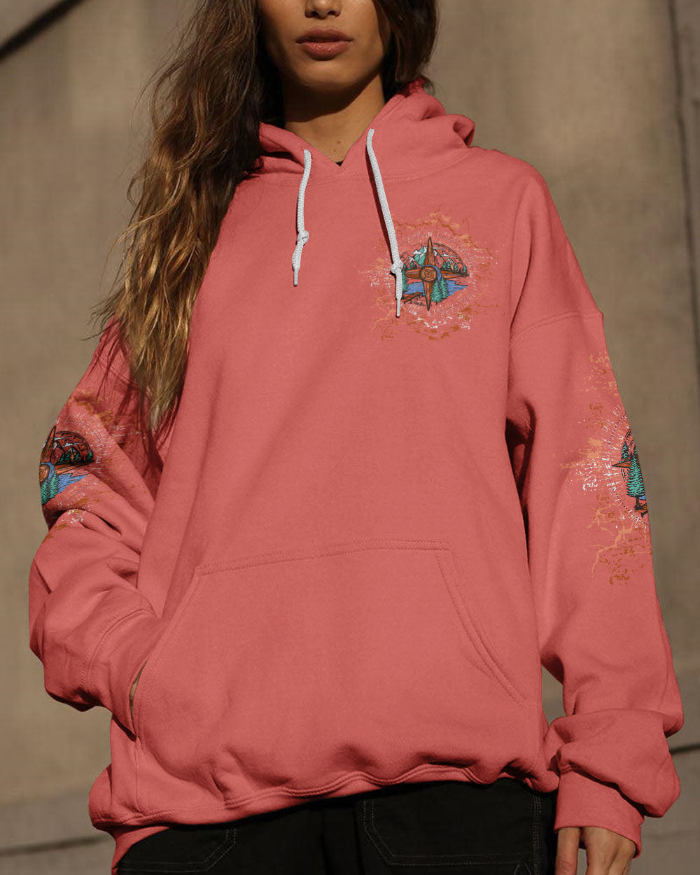 NOT ALL WHO WANDER ARE LOST COMPASS ALL OVER PRINT - TLTW1408244