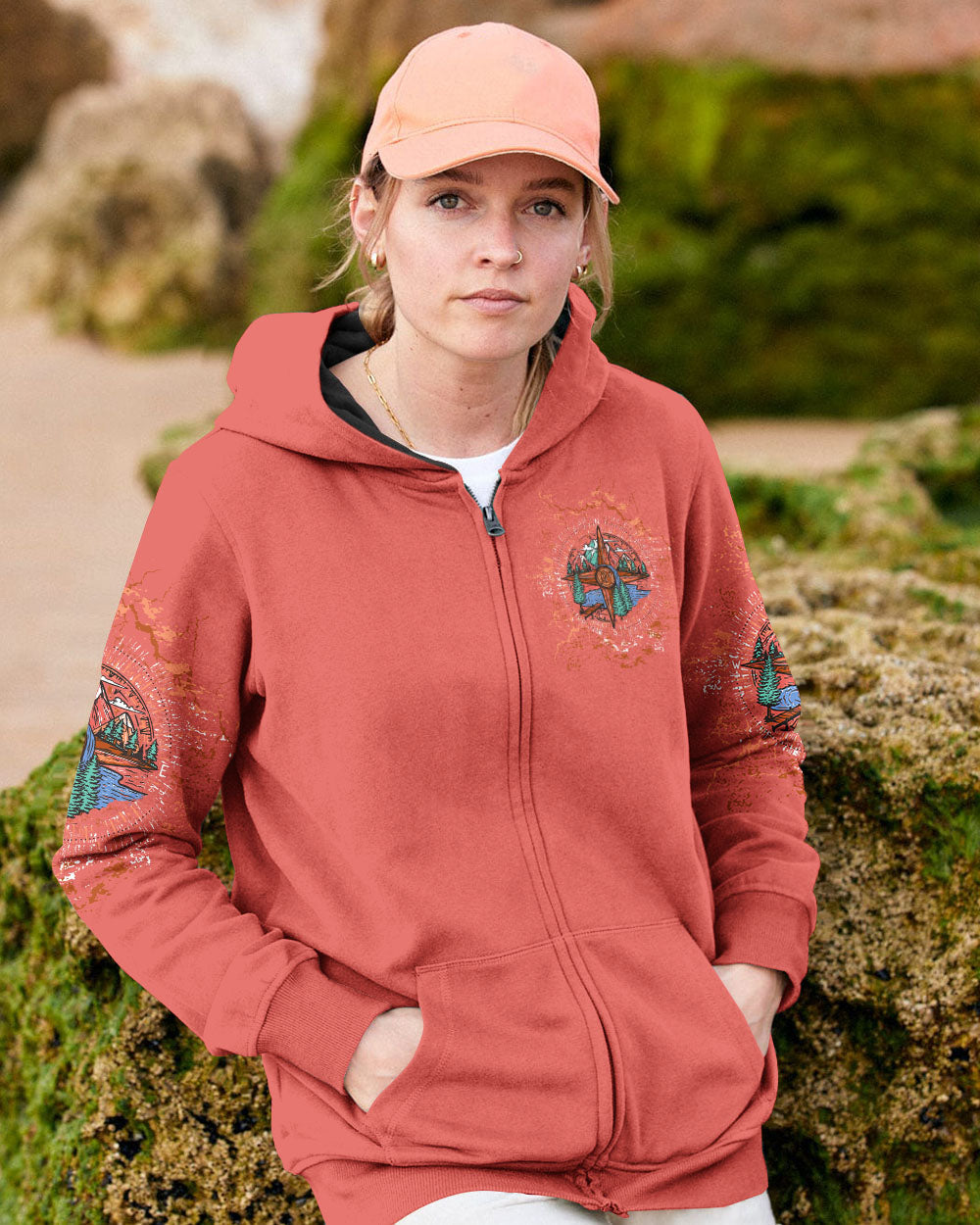 NOT ALL WHO WANDER ARE LOST COMPASS ALL OVER PRINT - TLTW1408244