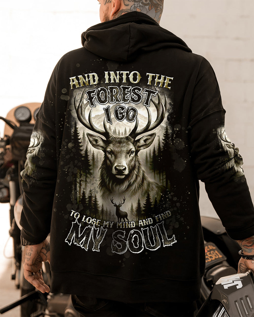 AND INTO THE FOREST I GO DEER ALL OVER PRINT - TLTW1512251