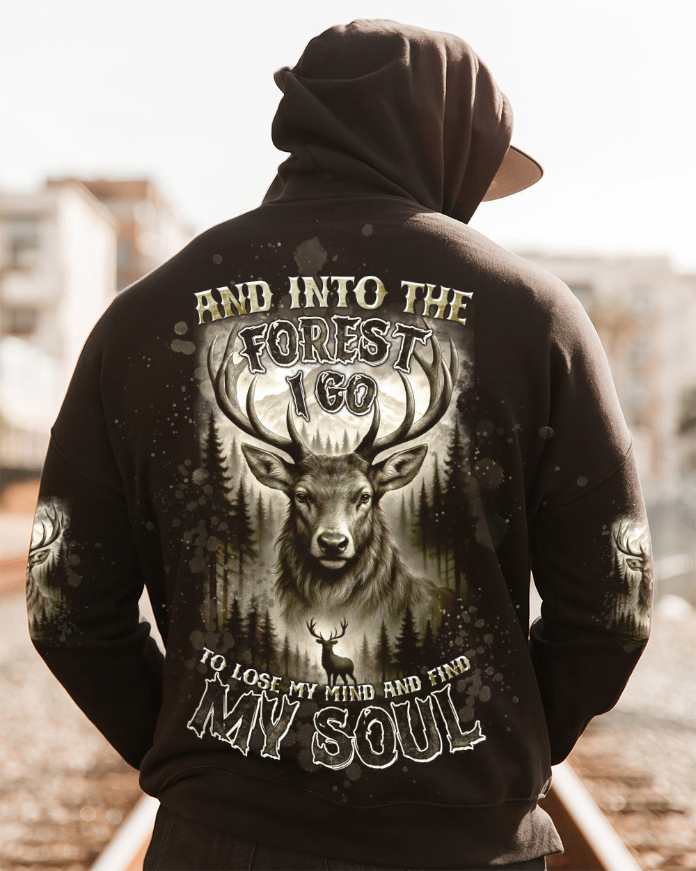 AND INTO THE FOREST I GO DEER ALL OVER PRINT - TLTW1512251