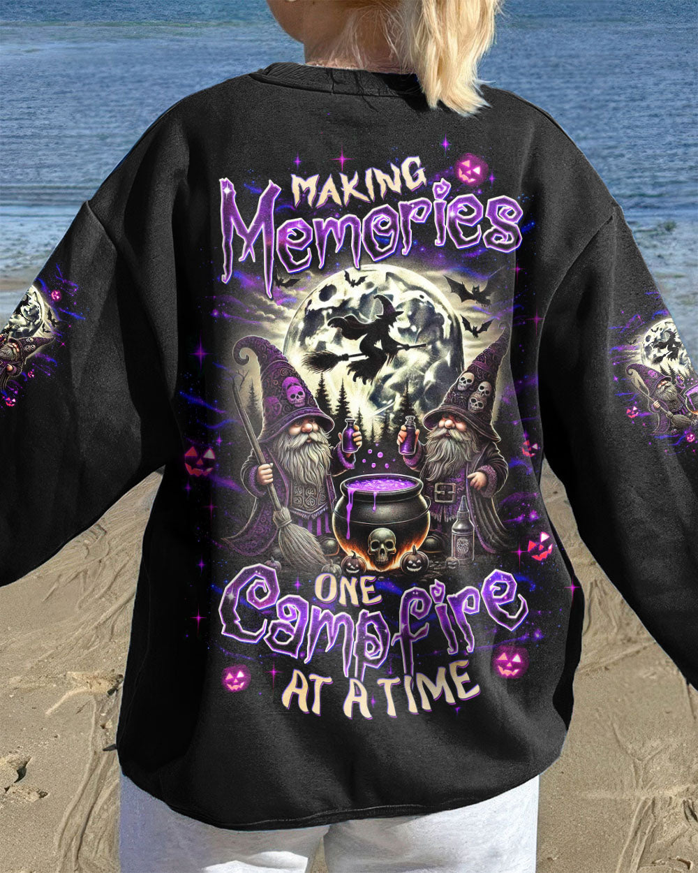 MAKING MEMORIES ONE CAMPFIRE AT A TIME GNOME HALLOWEEN ALL OVER PRINT - TLTW1707252