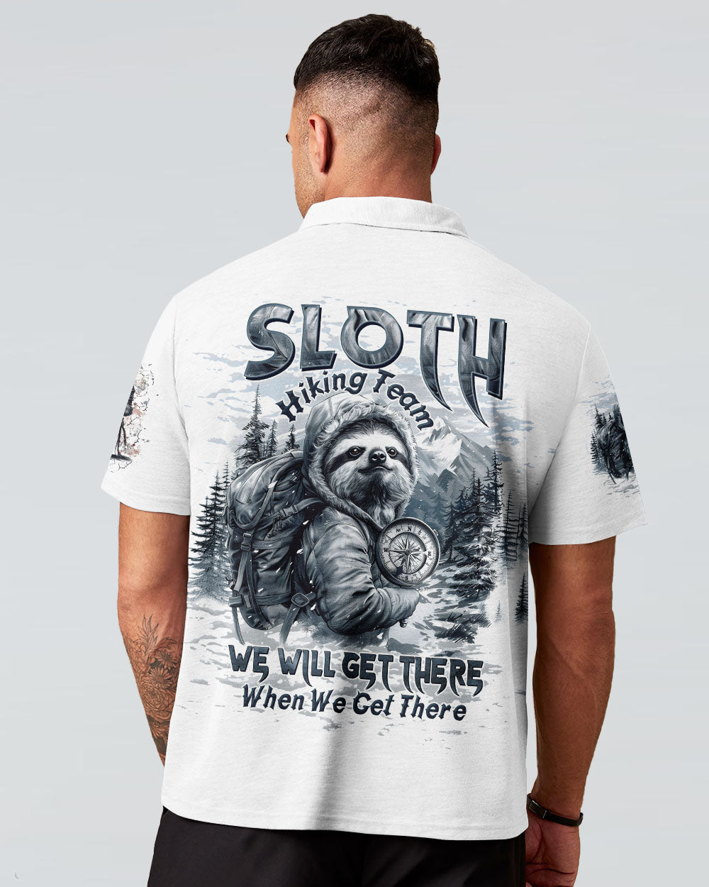 SLOTH HIKING TEAM ALL OVER PRINT  - TLTW1803253