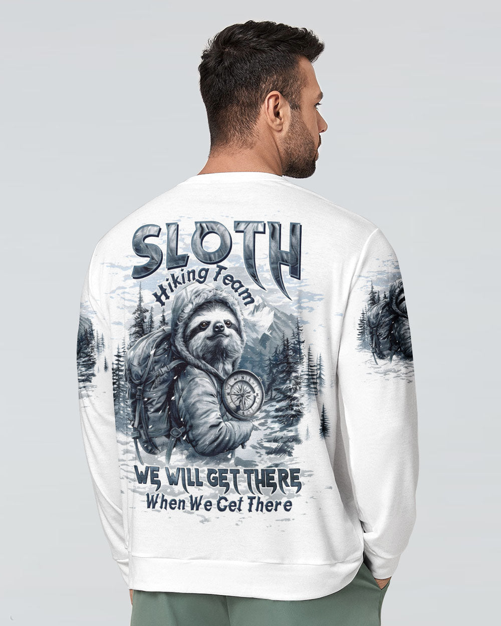SLOTH HIKING TEAM ALL OVER PRINT  - TLTW1803253