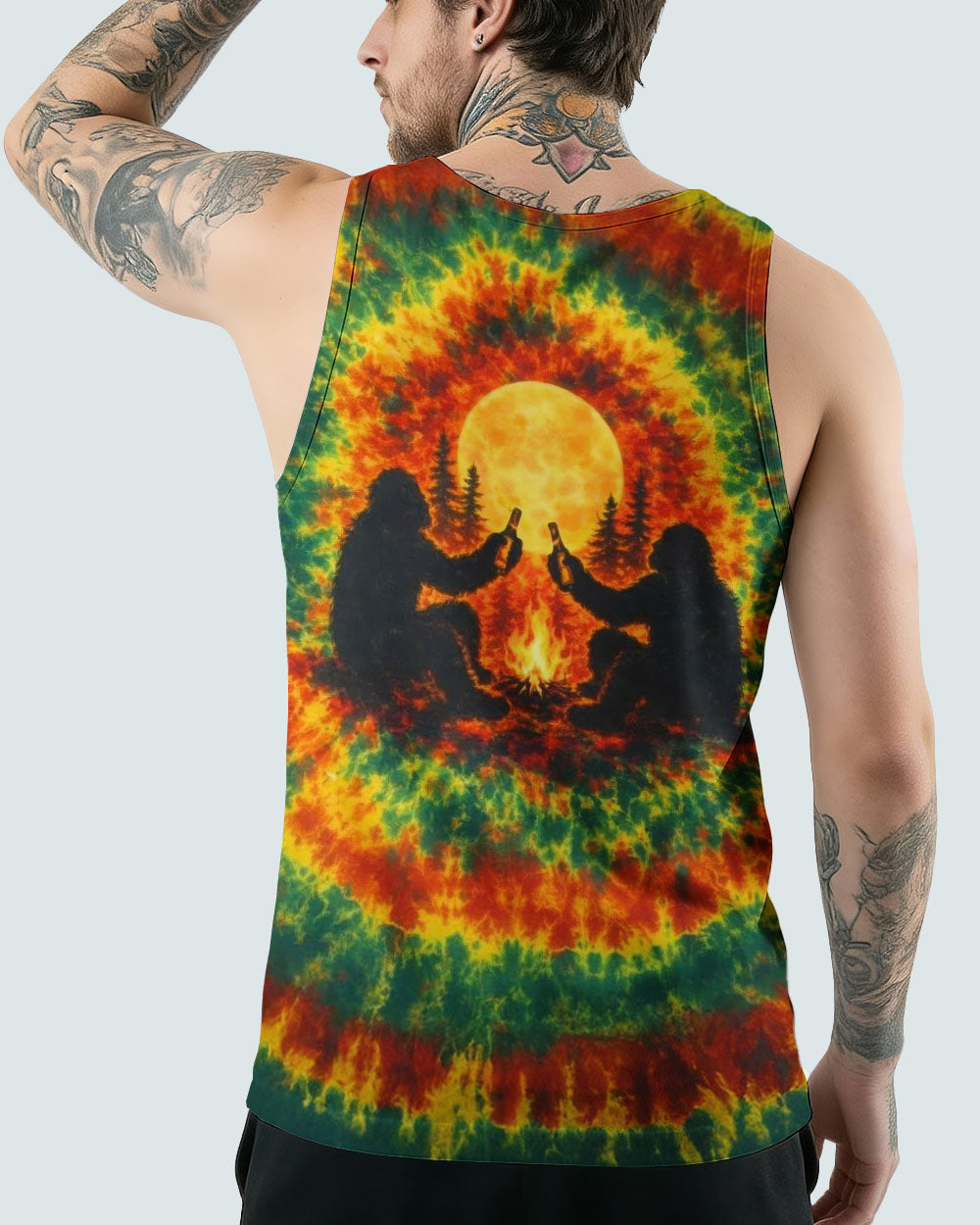 BIGFOOT UNDER MOON SWIRL ALL OVER PRINT - TLTW1812253