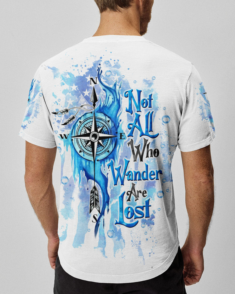 NOT ALL WHO WANDER ARE LOST COMPASS ALL OVER PRINT - TLTW1902254