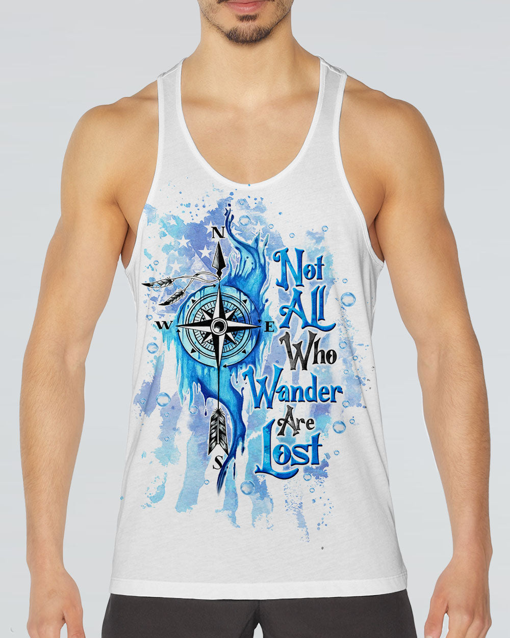 NOT ALL WHO WANDER ARE LOST COMPASS ALL OVER PRINT - TLTW1902254