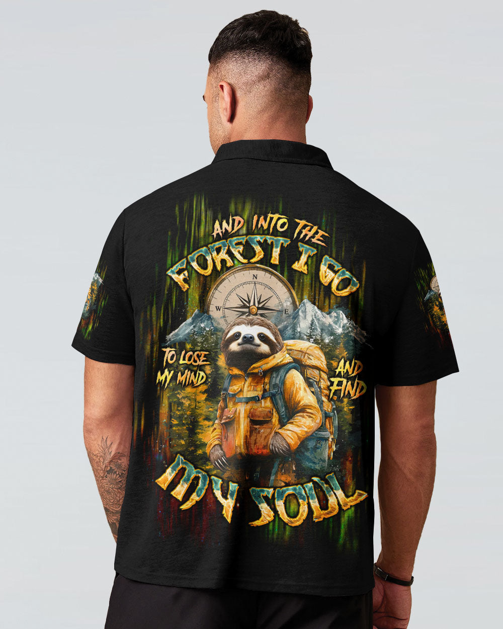 AND INTO THE FOREST I GO SLOTH ALL OVER PRINT  - TLTW1903252