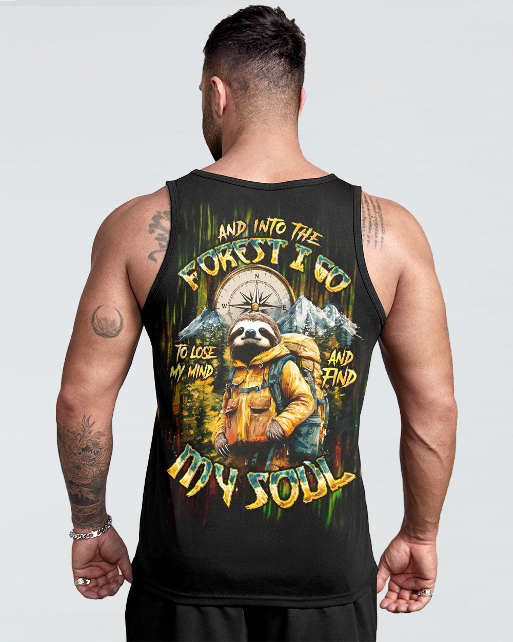 AND INTO THE FOREST I GO SLOTH ALL OVER PRINT  - TLTW1903252
