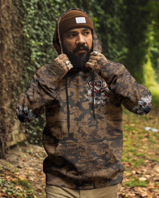 THE CLOSER I GET TO NATURE DEER HUNTING ALL OVER PRINT -  TLTW1911244
