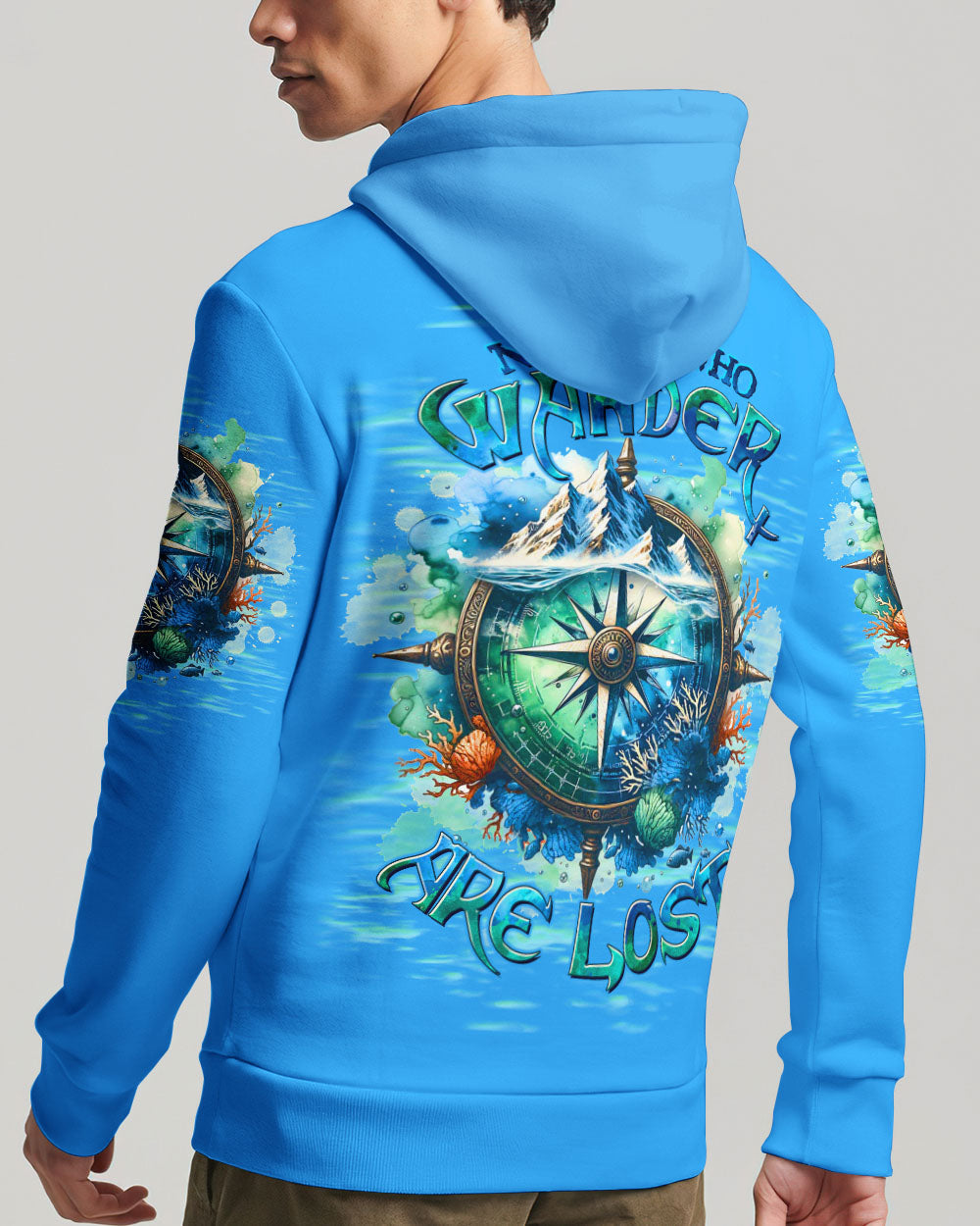 NOT ALL WHO WANDER ARE LOST COMPASS ALL OVER PRINT - TLTW2003253