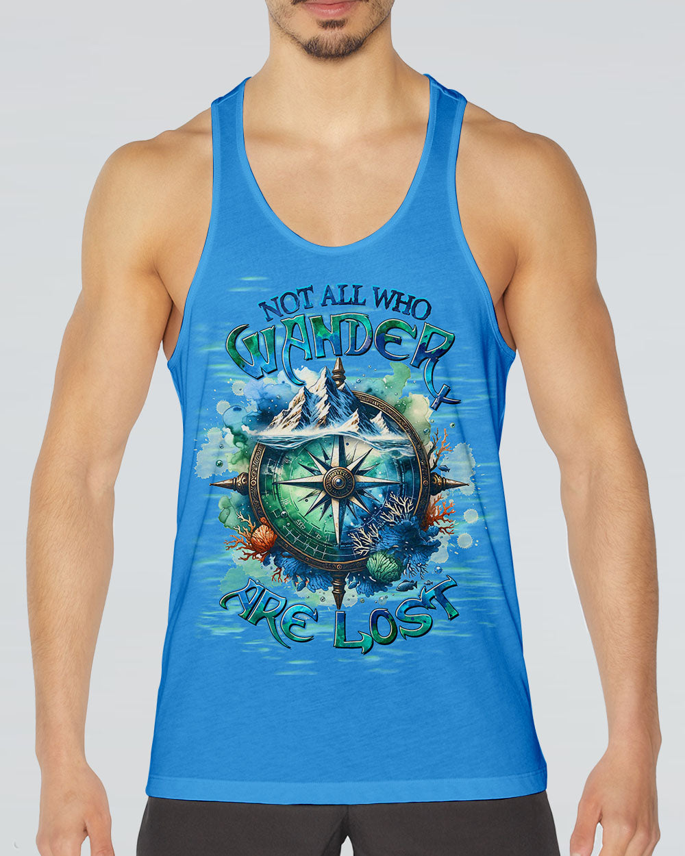 NOT ALL WHO WANDER ARE LOST COMPASS ALL OVER PRINT - TLTW2003253