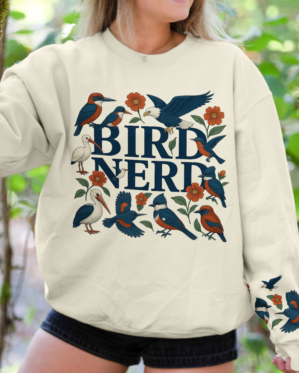 BIRD NERD ALL OVER PRINT - TLTW2005254