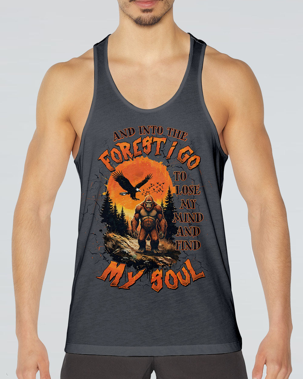 AND INTO THE FOREST I GO BIGFOOT ALL OVER PRINT - TLTW2011254