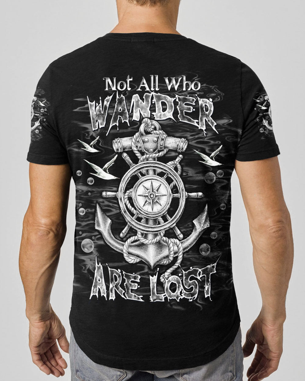 NOT ALL WHO WANDER ARE LOST COMPASS ALL OVER PRINT - TLTW2203253