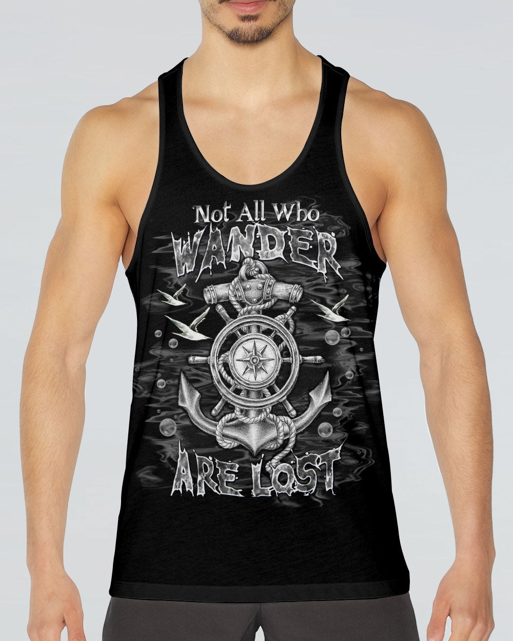 NOT ALL WHO WANDER ARE LOST COMPASS ALL OVER PRINT - TLTW2203253