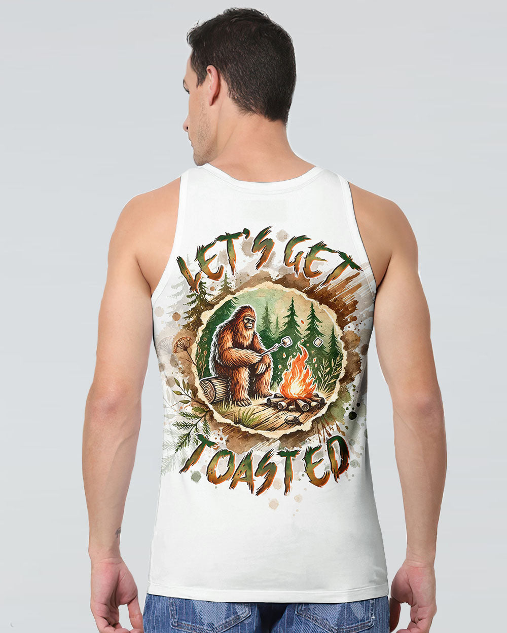 LET'S GET TOASTED BIGFOOT ALL OVER PRINT - TLTW2211244