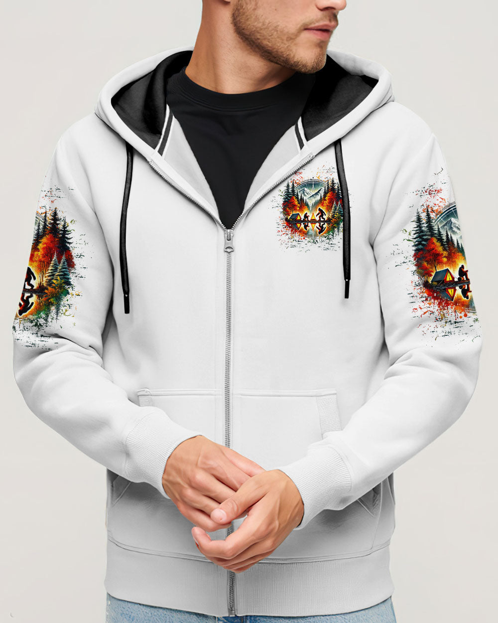 MAKING MEMORIES ONE CAMPFIRE AT A TIME BIGFOOT ALL OVER PRINT  - TLTW2301253