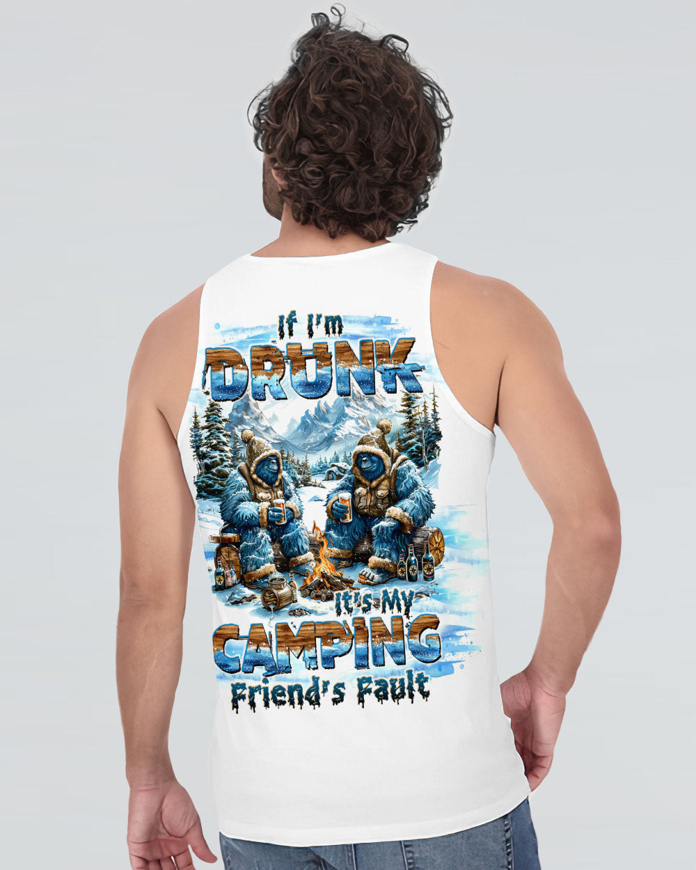 IF I'M DRUNK BIGFOOT ALL OVER PRINT - TLTW2310241