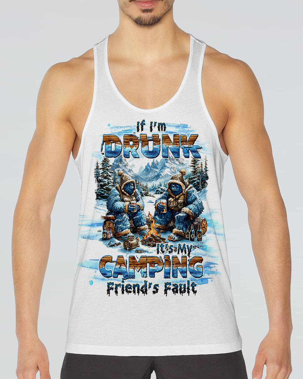 IF I'M DRUNK BIGFOOT ALL OVER PRINT - TLTW2310241