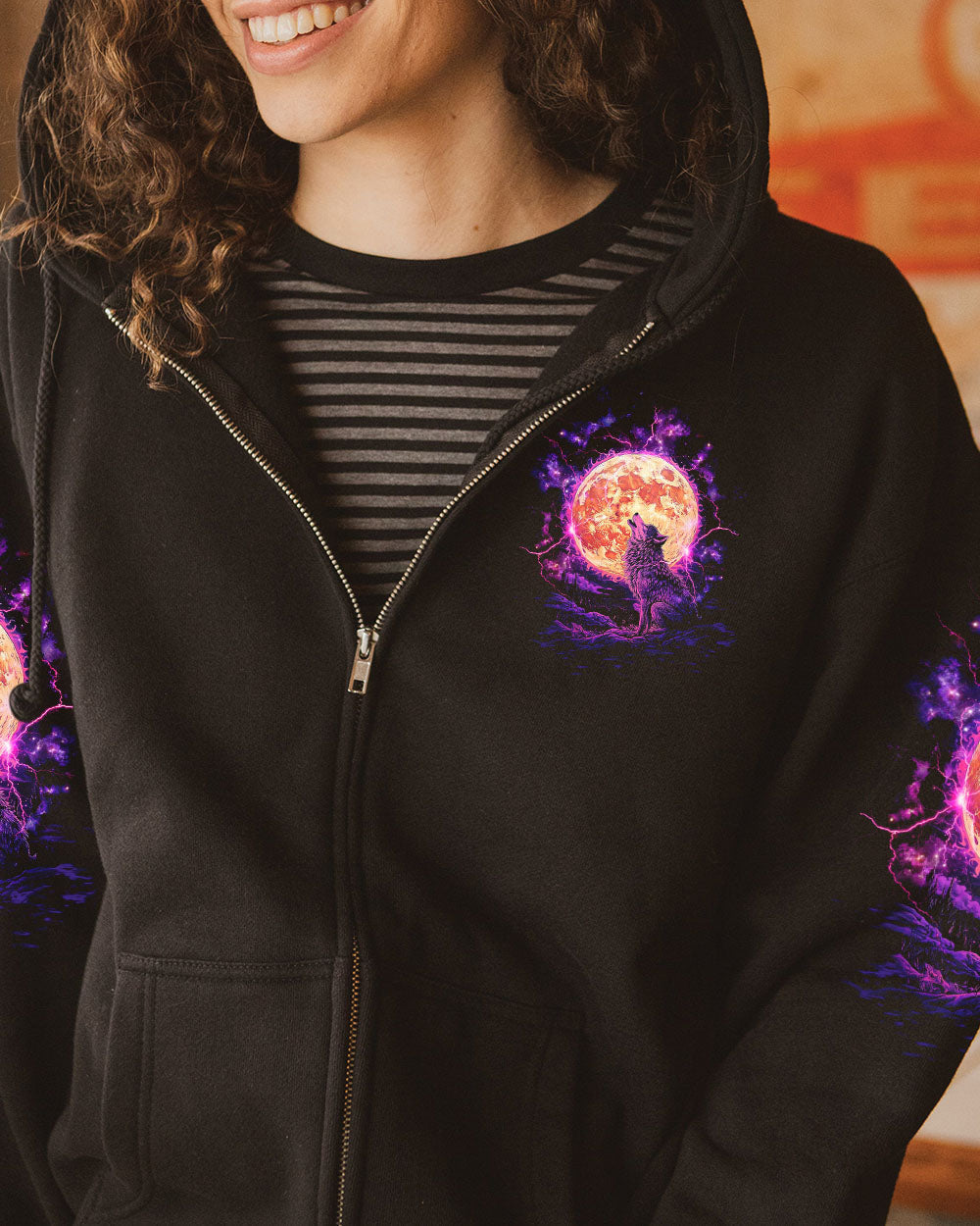 MY SPIRIT ANIMAL IS A WOLF ALL OVER PRINT  - TLTW2403253