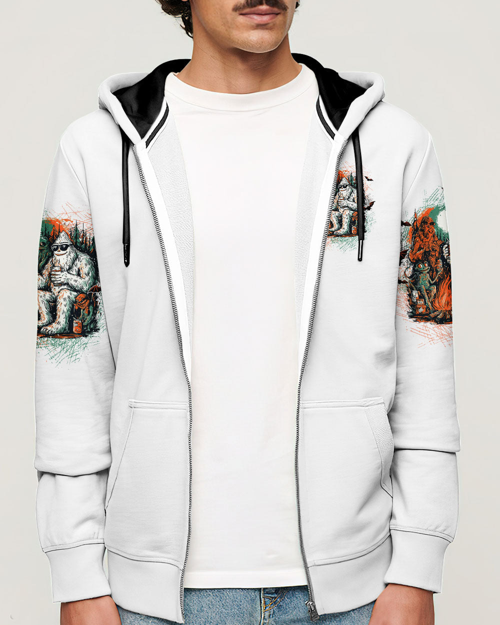 MAKING MEMORIES ONE CAMPFIRE AT A TIME BIGFOOT ALL OVER PRINT - TLTW2407252