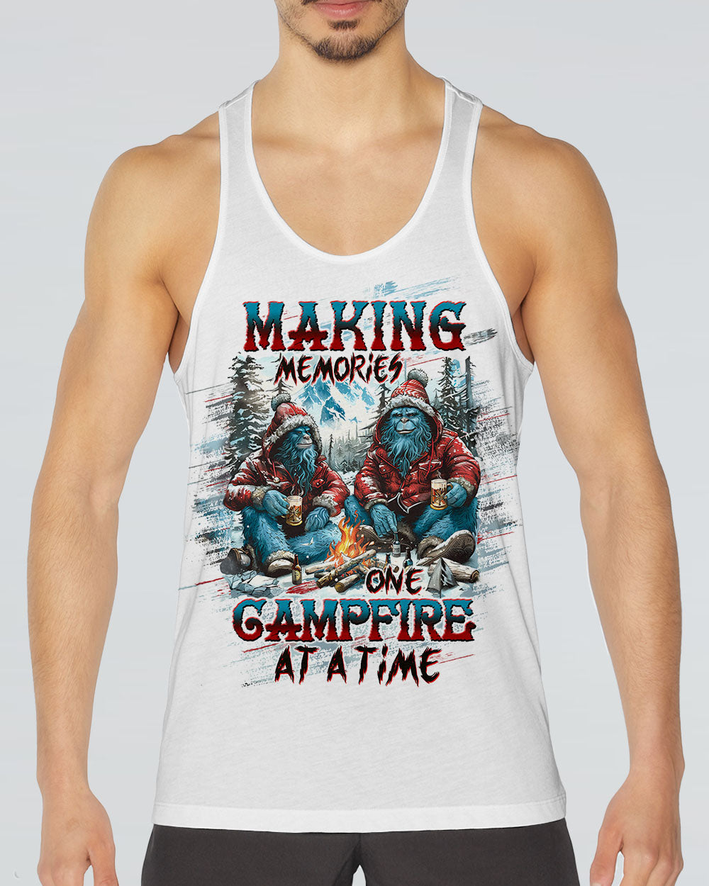 MAKING MEMORIES ONE CAMPFIRE AT A TIME BIGFOOT  ALL OVER PRINT - TLTW2410244