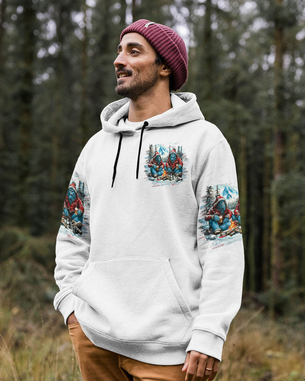 MAKING MEMORIES ONE CAMPFIRE AT A TIME BIGFOOT  ALL OVER PRINT - TLTW2410244