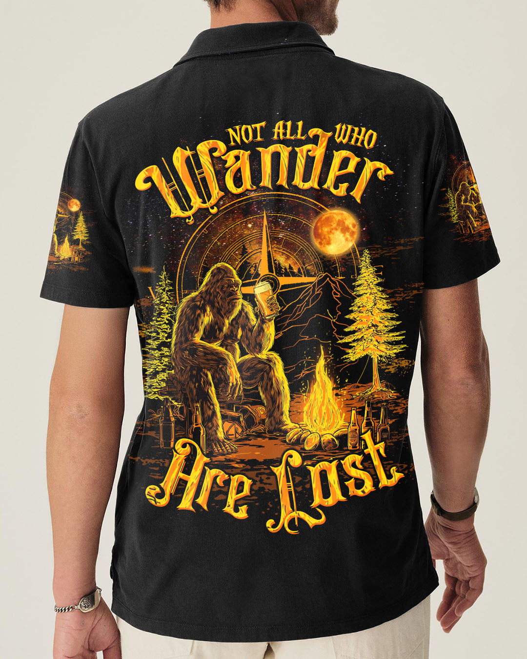 NOT ALL WHO WANDER ARE LOST BIGFOOT ALL OVER PRINT - TLTW2509252