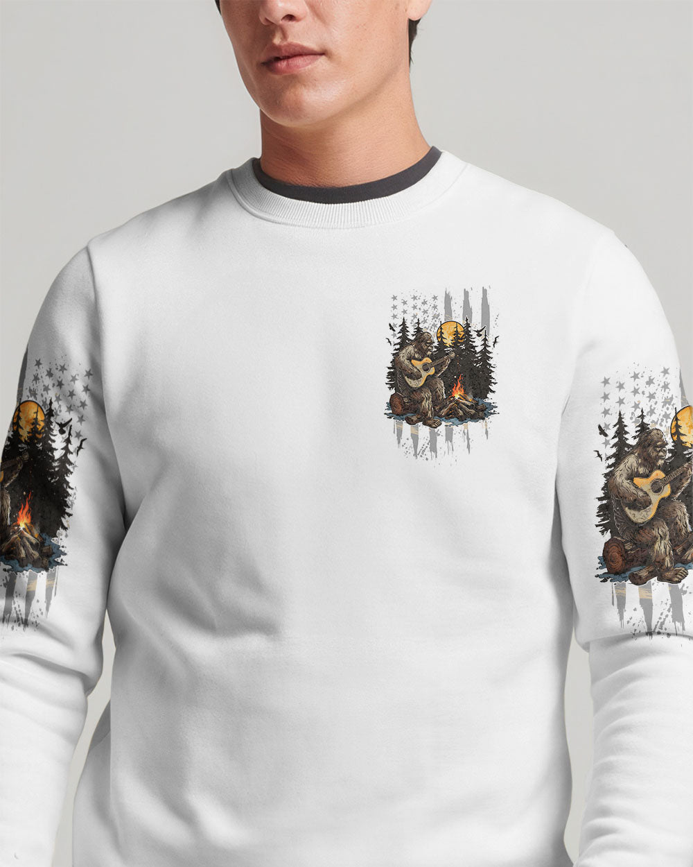 THE CLOSER I GET TO NATURE BIGFOOT ALL OVER PRINT - TLTW2511251