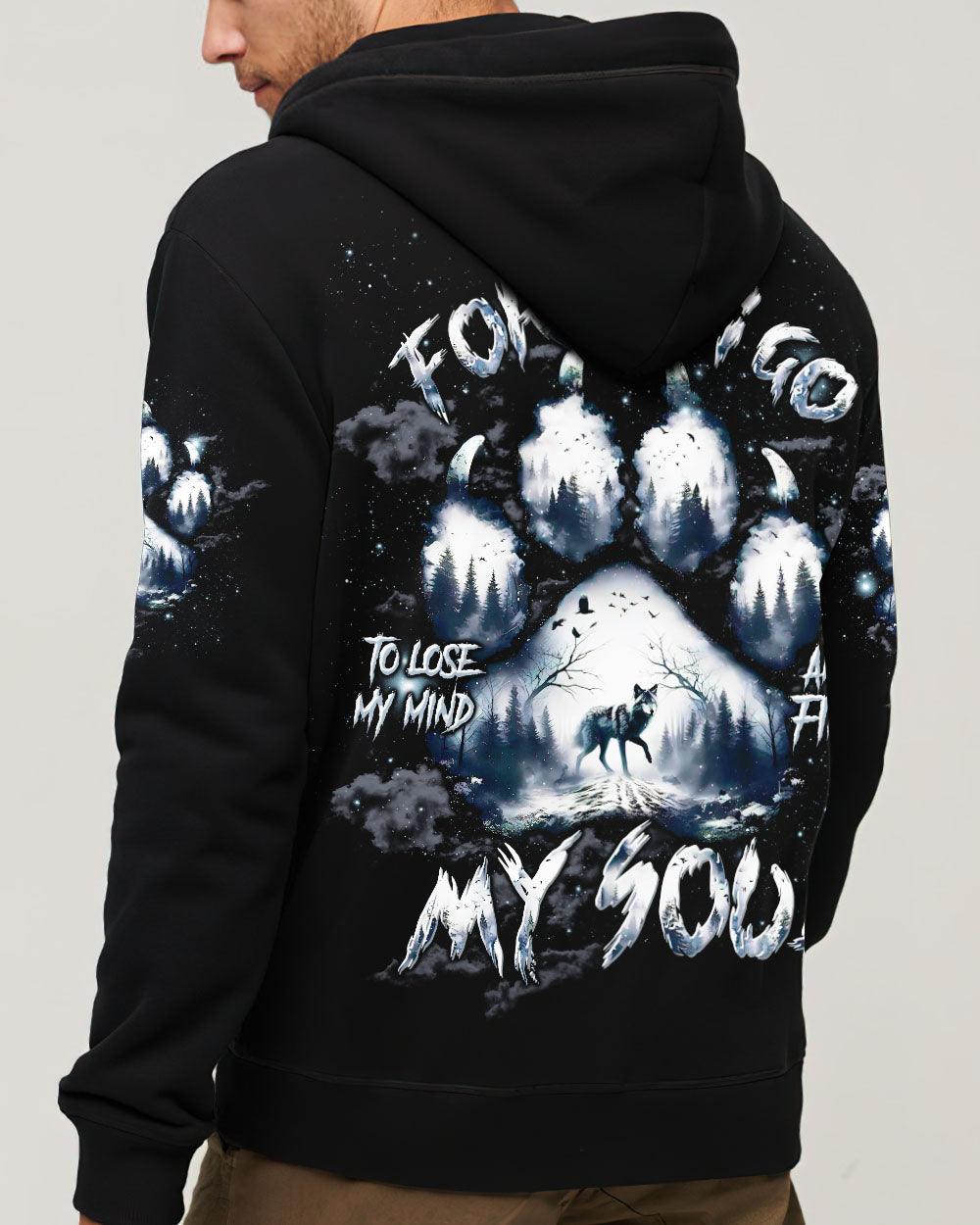 AND INTO THE FOREST I GO WOLF ALL OVER PRINT  - TLTW2603252