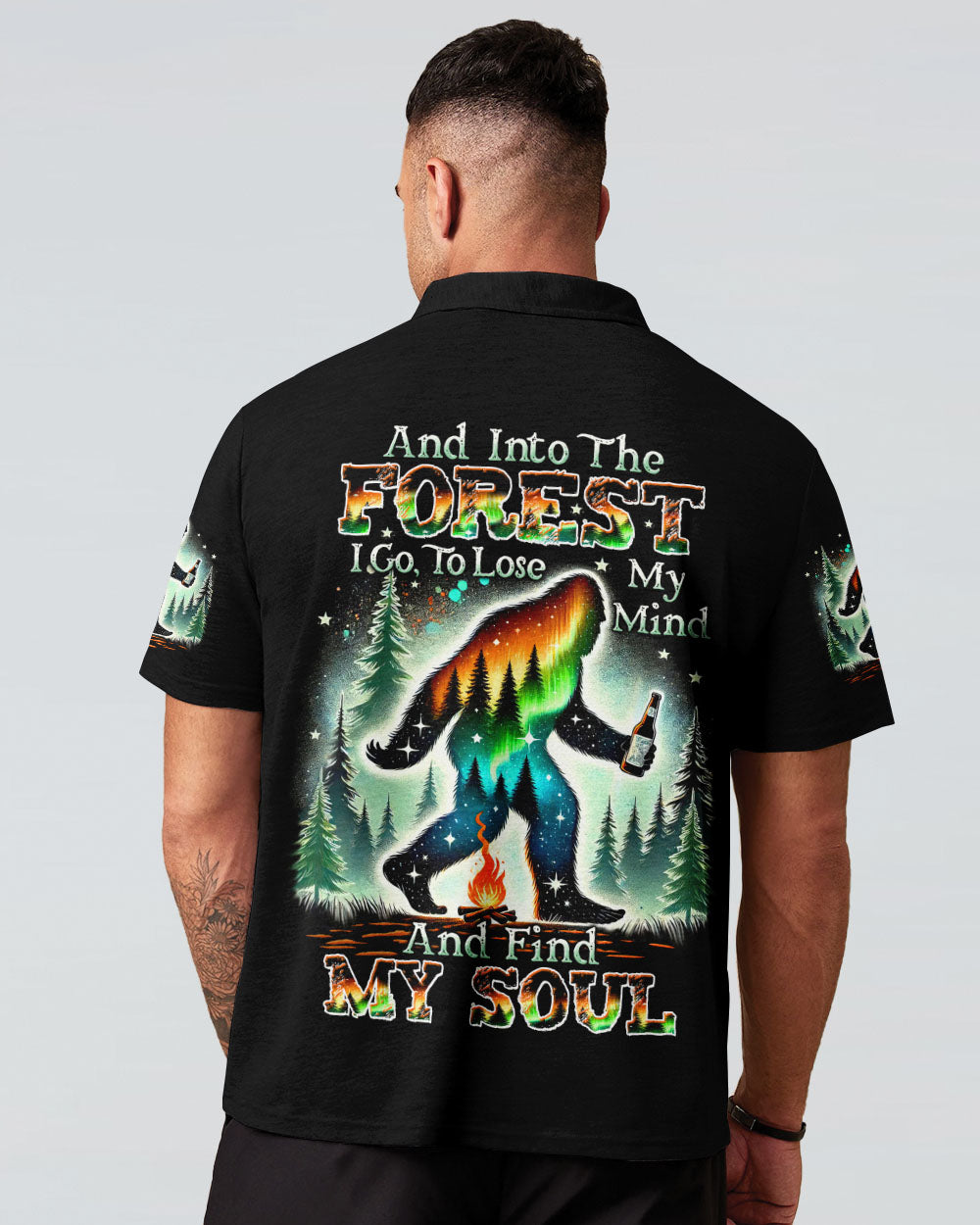 AND INTO THE FOREST I GO BIGFOOT ALL OVER PRINT - TLTW2611243