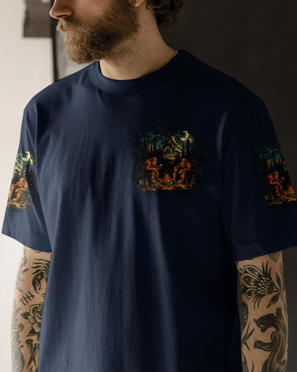 MAKING MEMORIES ONE CAMPFIRE AT A TIME BIGFOOT  ALL OVER PRINT - TLTW2911243