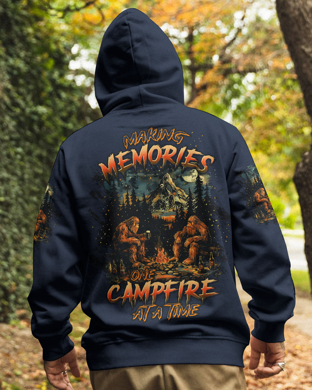 MAKING MEMORIES ONE CAMPFIRE AT A TIME BIGFOOT  ALL OVER PRINT - TLTW2911243