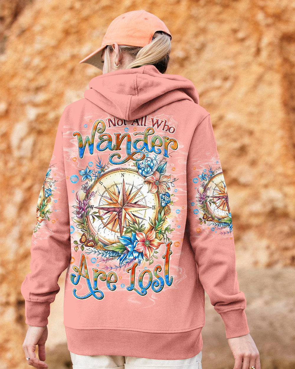 NOT ALL WHO WANDER ARE LOST COMPASS ALL OVER PRINT - TLTW3103255
