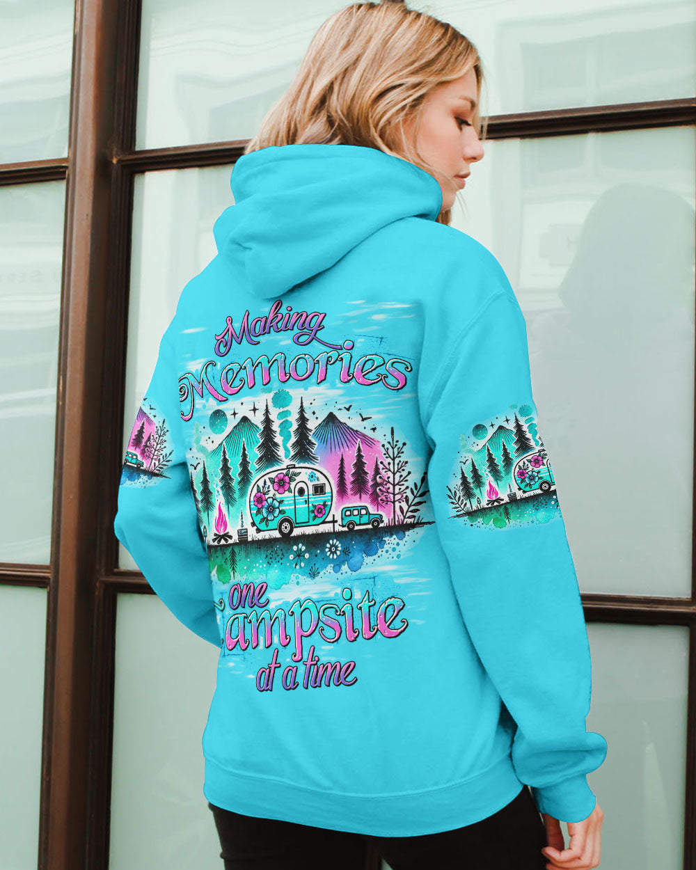 MAKING MEMORIES ONE CAMPSITE AT A TIME ALL OVER PRINT - TYHI2707242