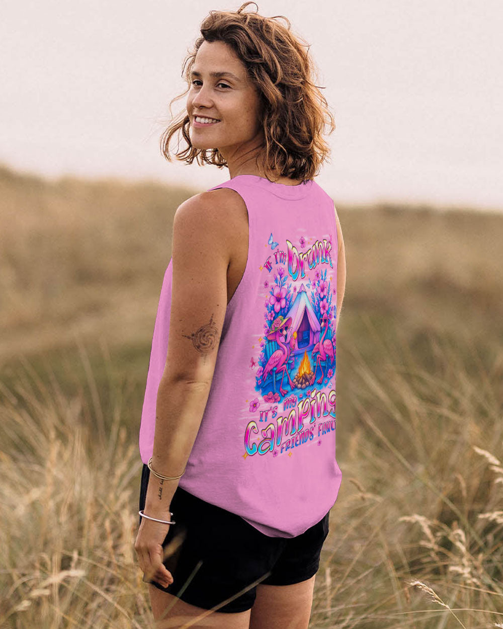 IF I'M DRUNK FLAMINGO CAMPING ALL OVER PRINT - TYPQ0206252