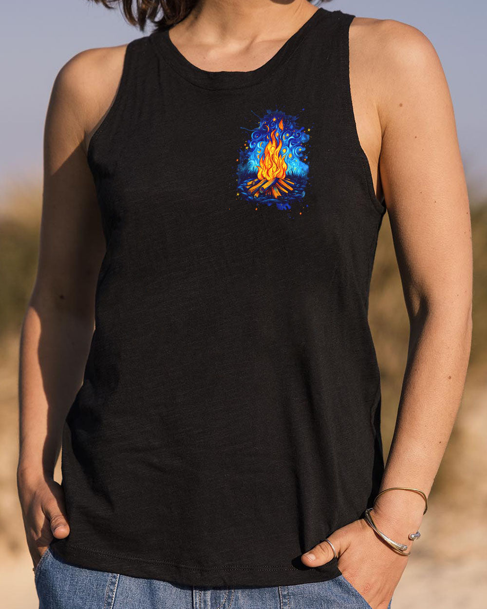 I CAMP TO BURN OFF THE CRAZY CAMPFIRE ALL OVER PRINT - TYPQ1308252